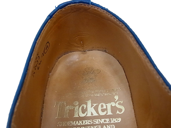 実際に弊社で買取させて頂いたTrickers/トリッカーズ バートン カントリーシューズ M5633/6.5の画像 6枚目