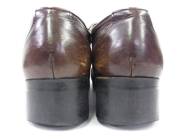 実際に弊社で買取させて頂いたアルフレッドバニスター おでこシューズ/レザー ブラウン 43の画像 6枚目