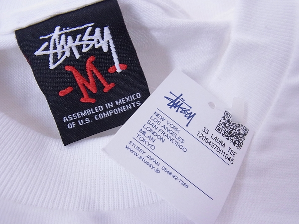 STUSSY/ステューシー 復刻 ローラフォトTシャツ ホワイト/Mの買取実績