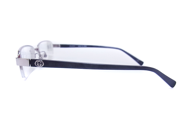 GUCCI/グッチ 眼鏡/メガネフレーム ハーフリム 黒 GG-9659Jの買取実績 ブランド買取専門店リアクロ