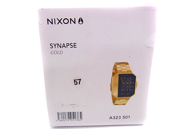 実際に弊社で買取させて頂いたNIXON/ニクソン THE SYNAPSE/シナプス デジタル腕時計 A323-501の画像 6枚目