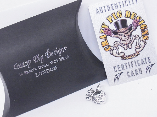 実際に弊社で買取させて頂いたクレイジーピッグ[ギャラ有]3Dサークレットハートペンダントの画像 9枚目