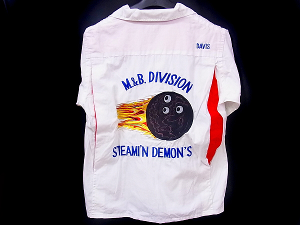 実際に弊社で買取させて頂いたダブルワークス フレイムボール 半袖/ボーリングシャツ/40の画像 1枚目