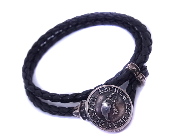 実際に弊社で買取させて頂いたDEAL DESIGN/ディールデザイン スカルコンチョブレスレットの画像 1枚目