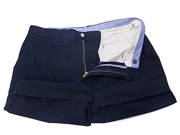 実際に弊社で買取させて頂いたEDIFICE/エディフィス コットンハーフパンツ ブラック/42の画像 2枚目