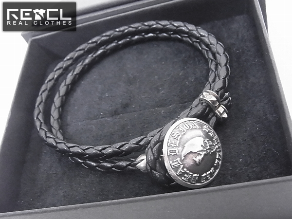 実際に弊社で買取させて頂いたDEAL DESIGN/ディールデザイン スカルコンチョブレスレット