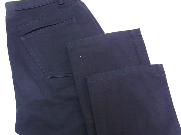 実際に弊社で買取させて頂いたA.P.C./アーペーセー ストレートコットンパンツ ブラック/30の画像 6枚目
