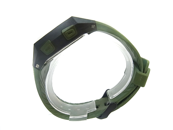 実際に弊社で買取させて頂いたNIXON/ニクソン LODOWN ローダウン 腕時計 A530-1042 黒緑の画像 3枚目