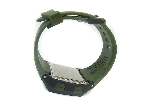 実際に弊社で買取させて頂いたNIXON/ニクソン LODOWN ローダウン 腕時計 A530-1042 黒緑の画像 5枚目