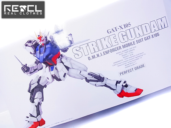 実際に弊社で買取させて頂いた機動戦士ガンダムSEED ガンプラ STIKE GUNDAM gat-x105 1/60