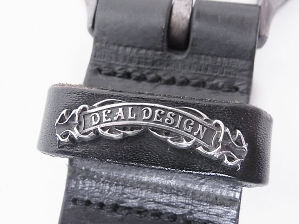 実際に弊社で買取させて頂いたDEAL DESIGN/ディールデザイン レザーベルト シルバーバックルの画像 4枚目