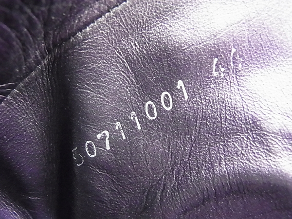 実際に弊社で買取させて頂いたirregular byアルフレッドバニスター サイドジップブーツ 44の画像 6枚目