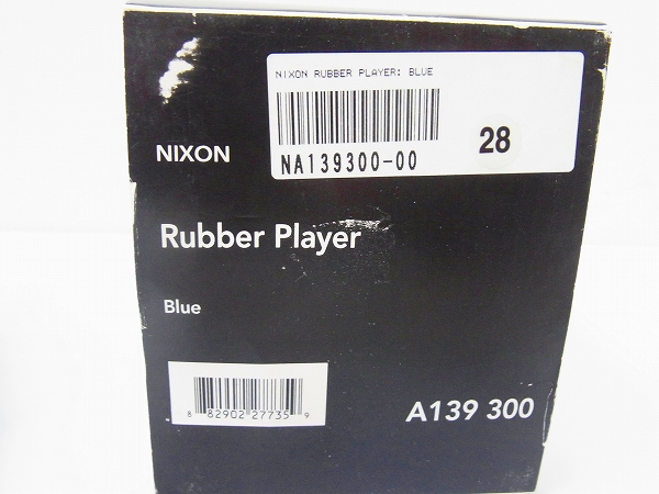 実際に弊社で買取させて頂いたNIXON/ニクソン RUBBER PLAYER/ラバープレイヤー 青NA139300-00の画像 5枚目