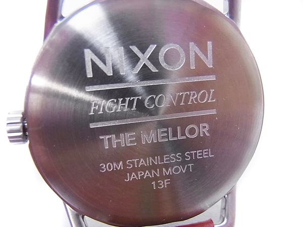 実際に弊社で買取させて頂いたNIXON/ニクソン 腕時計 本革レザー MELLOR/メロー A129-1037の画像 5枚目