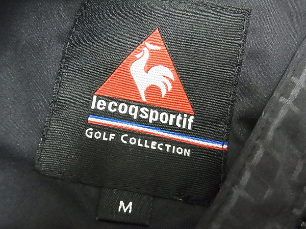 実際に弊社で買取させて頂いたle coq sportif/ルコック スポルティフ ブルゾン 黒 QG6255/Mの画像 2枚目