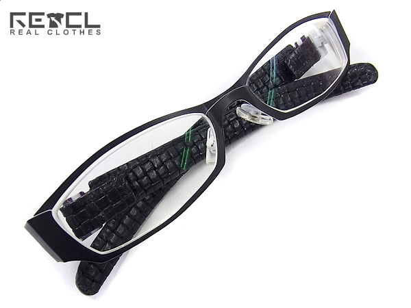 実際に弊社で買取させて頂いたレスザンヒューマン パンチラッ-10-マルダシ メガネフレーム 黒