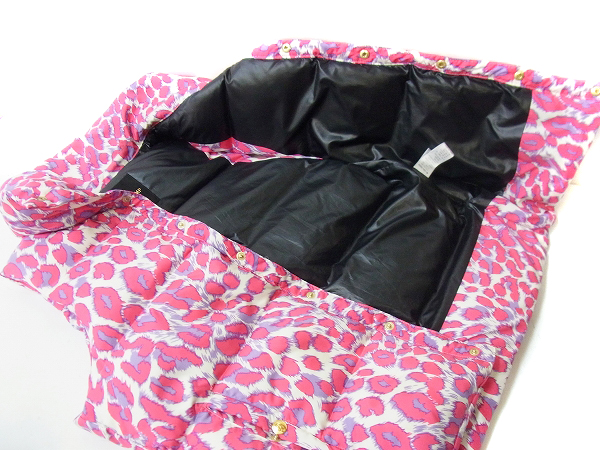 実際に弊社で買取させて頂いたDRESSCAMP/ドレスキャンプ レオパード柄ダウンベスト/ピンク/44の画像 3枚目