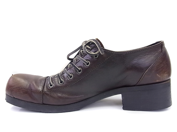 実際に弊社で買取させて頂いたアルフレッドバニスター おでこシューズ/レザー ブラウン 43の画像 3枚目