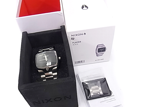 実際に弊社で買取させて頂いたNIXON/ニクソン THE PLAYER/プレイヤー 腕時計 A140-000 の画像 7枚目