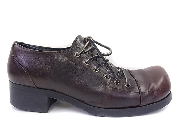 実際に弊社で買取させて頂いたアルフレッドバニスター おでこシューズ/レザー ブラウン 43の画像 4枚目