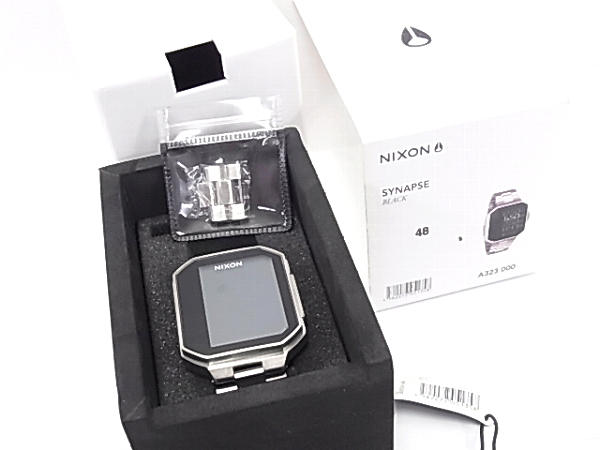 実際に弊社で買取させて頂いたNIXON/ニクソン THE SYNAPSE/シナプス デジタル腕時計 A323-000の画像 7枚目