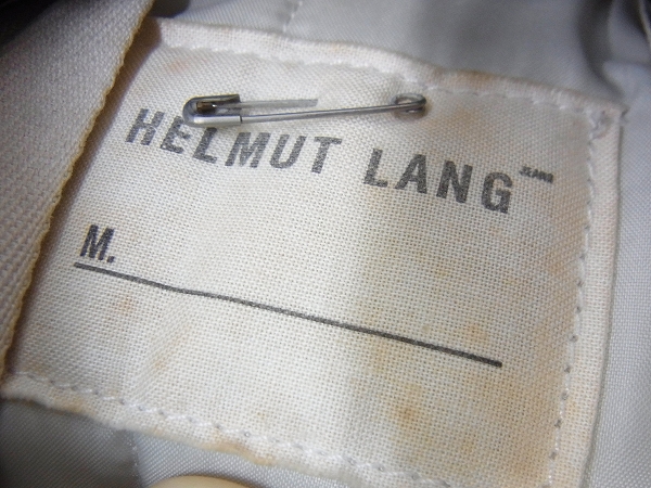 実際に弊社で買取させて頂いたHELMUT LANG/ヘルムートラング ZIPアップバイカージャケット/42の画像 2枚目