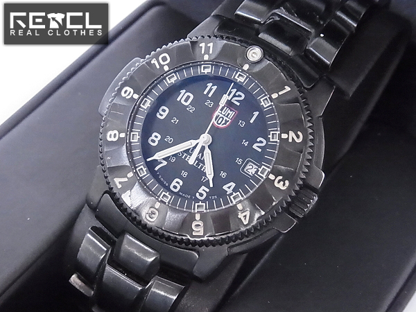 実際に弊社で買取させて頂いたLUMINOX//ルミノックス[8万↑] ナイトホーク 黒/3400 F-117