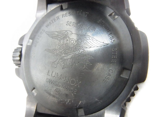 実際に弊社で買取させて頂いたLUMINOX/ルミノックス ネイビーシールズ カラーマーク 黒/3150の画像 1枚目