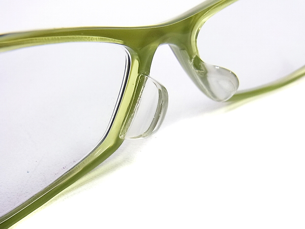 実際に弊社で買取させて頂いたspec espace/スペックエスパス メガネフレーム ES-5402 紫×黄緑の画像 3枚目