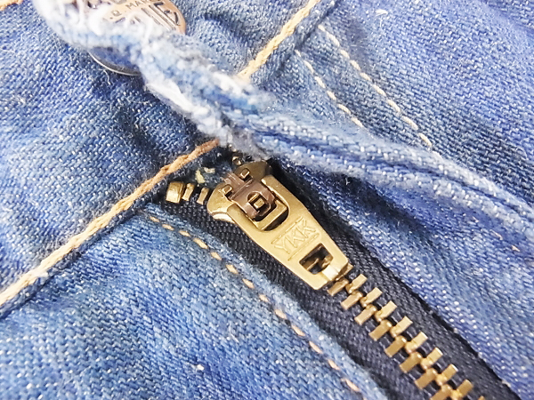 実際に弊社で買取させて頂いたBLUE BLUE/ブルーブルー HEMP ストレートデニムパンツ/30の画像 5枚目