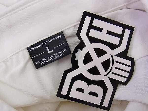 実際に弊社で買取させて頂いた【未使用】バウンティーハンター バックプリントシャツ/Lの画像 2枚目