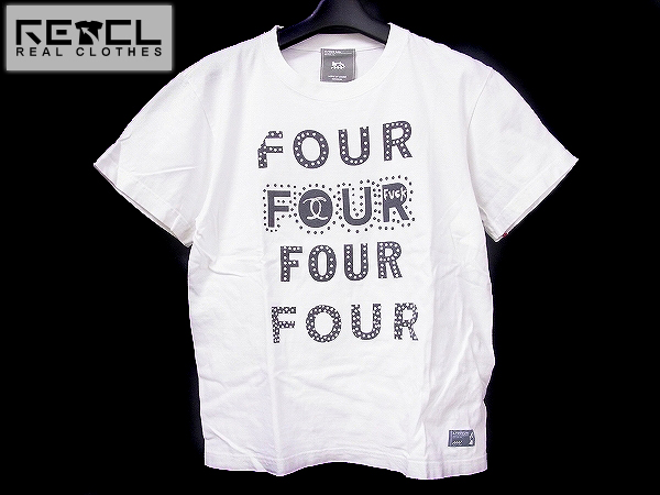 実際に弊社で買取させて頂いたA.Four Labs×エディフィス FOUR 半袖プリントTシャツ 白/M