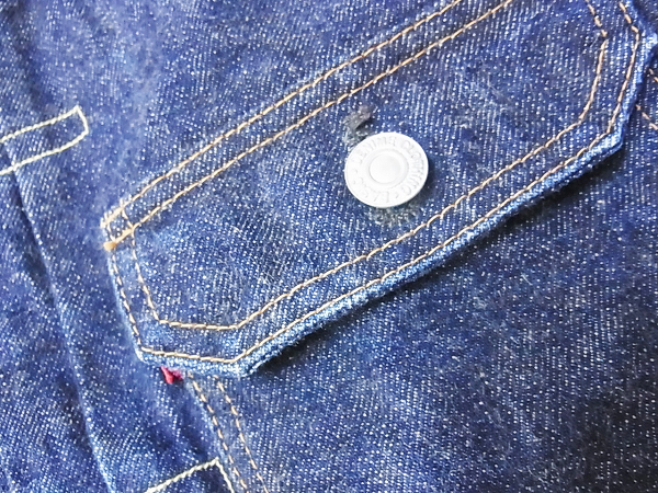 実際に弊社で買取させて頂いたDENIME/ドゥニーム 506 片ポケ Gジャン/デニムジャケット 38の画像 5枚目