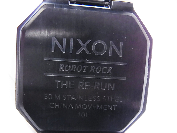 実際に弊社で買取させて頂いたNIXON/ニクソン デジタル腕時計 RE-RUN/リ・ラン 黒 A158-001の画像 4枚目