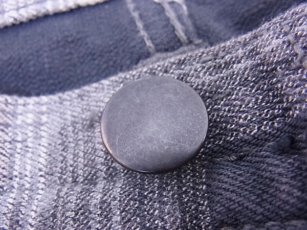 実際に弊社で買取させて頂いたNUMBER NINE/ナンバーナイン 07AW チェックデニムパンツ/2の画像 3枚目