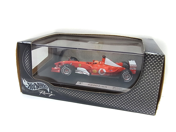 実際に弊社で買取させて頂いたHOTWHEEL/ホットウィール 1/43 F2002 シューマッハー 2点セットの画像 1枚目