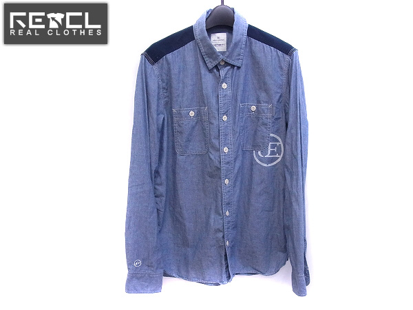 実際に弊社で買取させて頂いたuniform experiment×carhartt シャンブレーシャツ 13SS/3