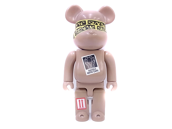 実際に弊社で買取させて頂いたBE@RBRICK/ベアブリック STPL BOX STAPLE 400% ベージュの画像 1枚目