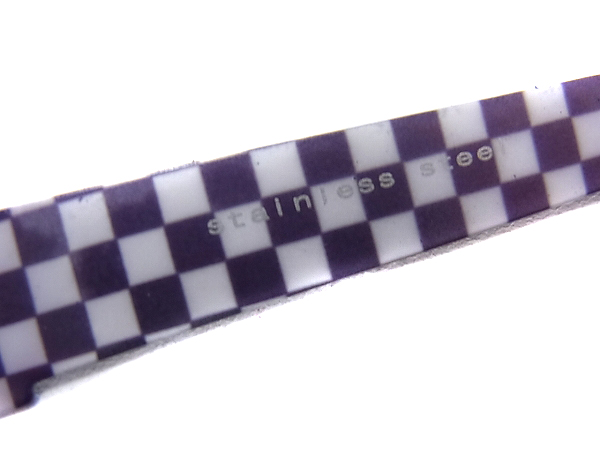 実際に弊社で買取させて頂いたレスザンヒューマン パンチラッ-10-マルダシ メガネフレーム 黒の画像 4枚目