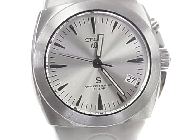 SEIKO/セイコー AGS SUS 自動巻き腕時計 シルバー 5m42-0e50の買取実績 