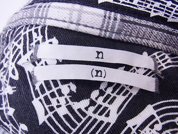 実際に弊社で買取させて頂いたNUMBER NINE/ナンバーナイン 07AW チェックデニムパンツ/2の画像 4枚目