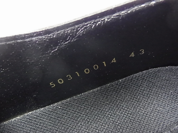 実際に弊社で買取させて頂いたアルフレッドバニスター おでこシューズ/レザー ブラウン 43の画像 7枚目