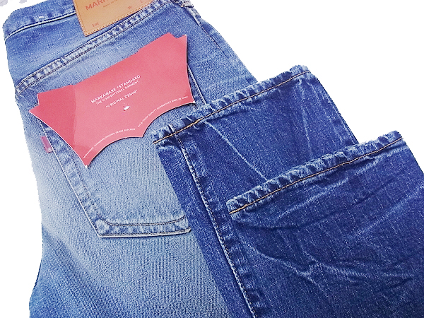 実際に弊社で買取させて頂いたMARKAWARE/マーカウェア 4オンスストレッチセルビッチデニムの画像 6枚目