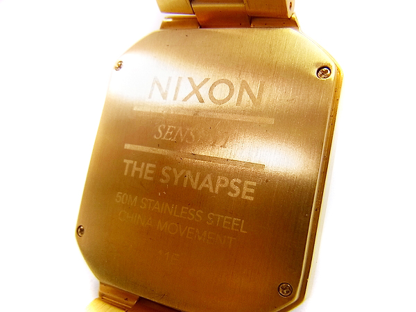 実際に弊社で買取させて頂いたNIXON/ニクソン THE SYNAPSE/シナプス デジタル腕時計 A323-501の画像 5枚目