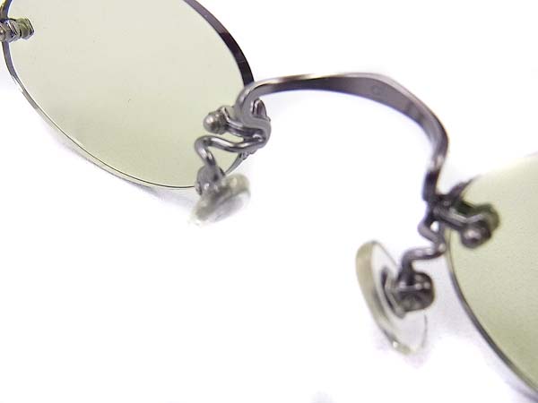 実際に弊社で買取させて頂いた白山眼鏡 めがね/サングラス ガンメタル/緑系 ツーポイントの画像 3枚目