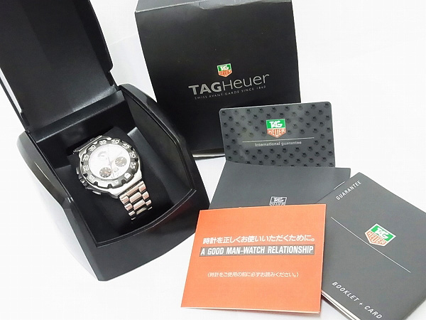 実際に弊社で買取させて頂いたTAG HEUER/タグホイヤー フォーミュラ1 クロノ ダイバー CAC111の画像 8枚目