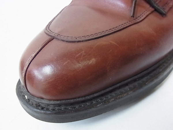 実際に弊社で買取させて頂いたアレンエドモンズ アシュトンUチップシューズ ブラウン/1628/9Eの画像 7枚目