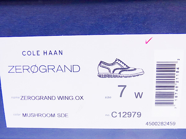 実際に弊社で買取させて頂いたCOLE HAAN/コールハーン シューズ スエード クロコ C11988/7の画像 8枚目