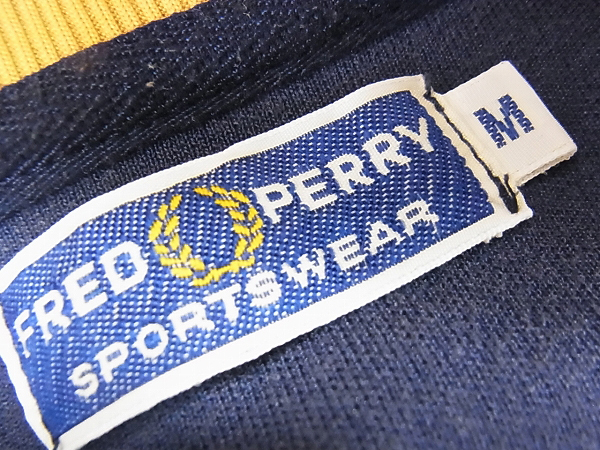 実際に弊社で買取させて頂いたFRED PERRY/フレッドペリー 刺繍ワッペン付 ジップジャージ/Mの画像 2枚目