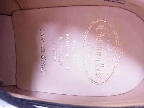 実際に弊社で買取させて頂いたChurch's/チャーチ[6万↑] 15AW NABURN  ウィングチップ/75Fの画像 6枚目